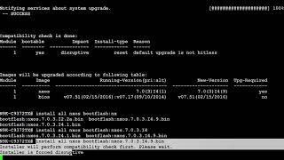 How to Upgrade Cisco Nexus N9k Software NXOS C9372TX