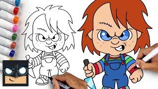 How To Draw Chucky | Halloween Art Tutorial