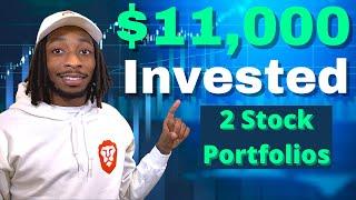 My 2 Stock Portfolios Is Over 11k In Total Value