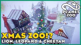 Xmas ZOO?! Lions, Leopards & Cheetahs! Planet Zoo: Zoo Spotlight 15