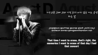 BTS Suga (AGUST D) - The Last 마지막 [Lyrics Han|Rom|Eng]