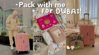 Packing for DUBAI!️ | Outfits, self care, carry on & more!