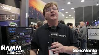 MOTU présente CARTE SON MOTU - 828ES au NAMM18 - SonoVente.com ENG