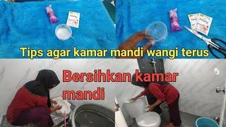 TIPS SUPAYA KAMAR MANDI WANGI TERUS || Bersih Bersih kamar mandi || Rika Cilin