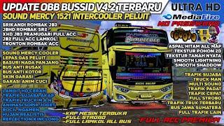 OBB BUSSID V4.2 TERBARU SOUND MERCY 1521 INTERCOOLER - GRAFIK HD & ACC PREMIUM | BUSSID