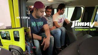 New Maruti Jimny *COMFORT TEST* 5'7..6'1ft & 120kg Weight Person