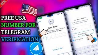 NEW! How To Get Free USA  Number for Telegram Verification 2024