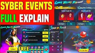 Cyber Points Reward Event Full Explain in Bgmi | Bgmi Cyber Wishes Discount | Sign-in Perks in bgmi