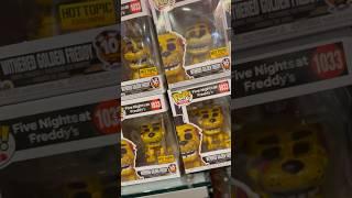 I found the new withered golden Freddy funko pop #fnaf #fivenightsatfreddy #funko #funkopop #shorts