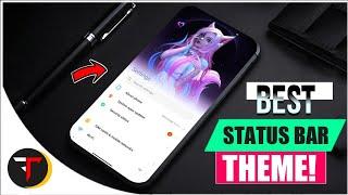 Best Stylish Status Bar Miui 12 Theme | Stylish status Bar Theme