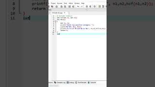 GCD of two Numbers using Recursion #c #developer#CCoderMasters