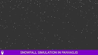 Snowfall Simulation in JavaScript | PanvasJS | Speedcoding