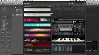 Logic Pro X Multi-timbral MIDI audio routing (Kontakt)