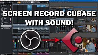 Cubase Tutorial - 2 ways to Screen Record Cubase WITH SOUND