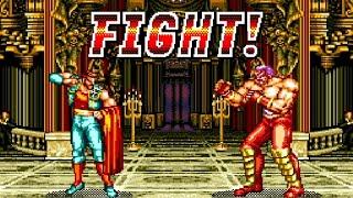 Laurence Blood vs. Wolfgang Krauser - Fatal Fury 2 [Mega Drive] [CPU]