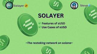 Introducing sUSD, the first  yield-bearing stablecoin on Sol.