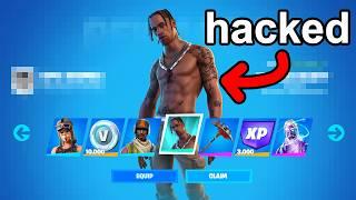 Logging Into My Biggest Haters Fortnite Account!