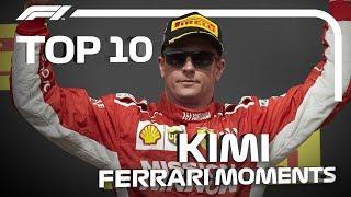 Top 10 Kimi Raikkonen Moments at Ferrari