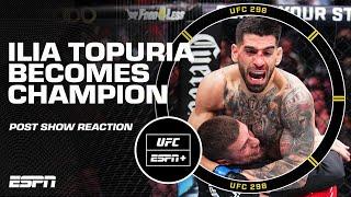 UFC 298 Post Show Reaction: Ilia Topuria knocks out Alexander Volkanovski | ESPN MMA