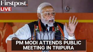 PM Modi LIVE: PM Modi Addresses Public Meeting in Agartala, Tripura | India Elections 2024