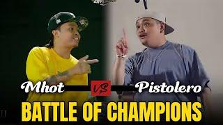 Mhot vs Pistolero ito na ang paghaharap ng mga champion sa battle rap!