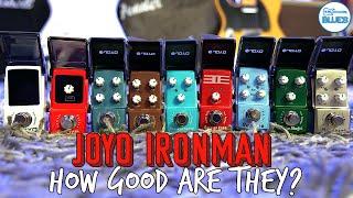 Joyo Ironman Pedals: 9 Mighty Mini Pedals in 18 Minutes!