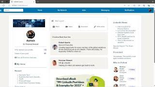 LinkedIn clone HTML and CSS ||  source code