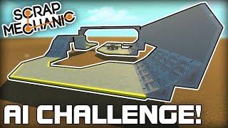 Wall Ride Course Logic Viewer Challenge! (Scrap Mechanic AI Challenge #01)