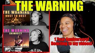 The Warning - 1 Year Anniversary! | Reacting to my Reactions | Animosity & Dust to Dust Live