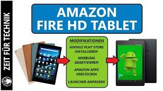 How do I turn an Amazon Fire HD tablet into an Android tablet?