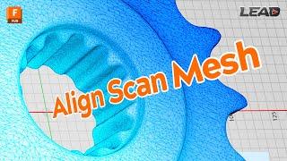 How To Accurately Align A Scan Mesh To XYZ In Fusion | Link In Description For Sample File