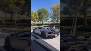 crazy downshifting Lamborghini svj #lamborghini #flames #lambo #exotics #10ksubscribers #california