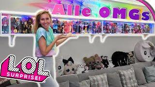 Das längste LOL Suprise Regal der Welt DIY  ALLE meine OMG Dolls!  Doll Collector  deutsch