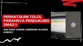 DEBAT ILMIAH P4N45 PENDUKUNG HABAIB VS PENDUKUNG IMAD ! AKHIRNYA SI T0_L0L KABUR spt JUNJUNGANNYA !?