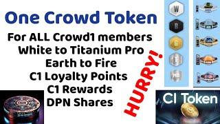 Crowd1 Token | One Crowd Token - OCT - to launch soon