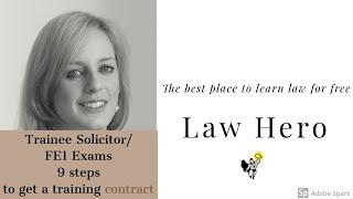 How to get a Trainee Solicitor Contract