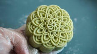 Cách Làm Bánh Dẻo Bằng Bột Nếp Chín/ How To Make Mooncake With Gao Fen (Cooked Glutinous Rice Flour)