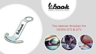 v:hook - the stylish helmet bracket for vespa gts + gtv