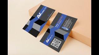 How to Professional   Business Card Design PS  2022