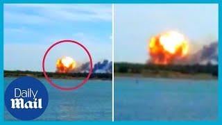 Huge explosion from Russian airbase in Crimea | Ukraine