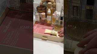  ASMR AESTHETIC SKINCARE ORGANIZING  #aesthetic #skincare #asmr #organization #neutralaesthetic