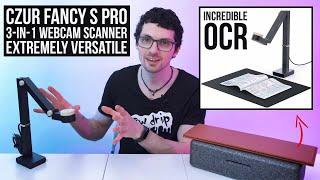 Versatile 4K Document Scanner + Webcam With INCREDIBLE OCR! - CZUR Fancy S Pro Review & Test