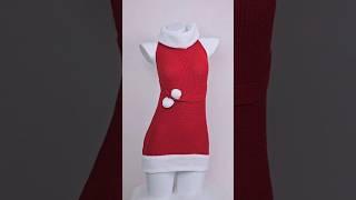 FW8400273 www.fleurwhisper.com  #christmas #christmasgifts #sweaterdress #reddress #fleurwhisper