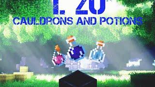 1.20 обновление котлы и зелья. 1.20 Cauldrons and Potions update.