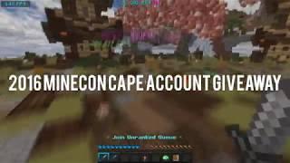 2016 MINECON CAPE GIVEAWAY (LINK IN DESC)