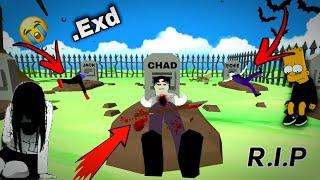 All characters died in dude theft wars  || dude theft wars .Exd 