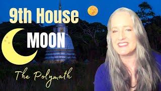 9th House Moon Natal Astrology  - The Polymath