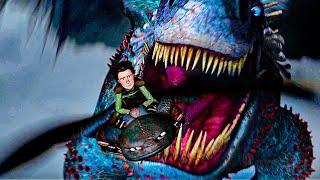 Hiccup & Toothless fight The Red Death Dragon | How to Train Your Dragon | CLIP