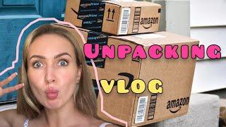 Vlog| Распаковка с Amazon| Собираю мебель сама. #unpacking #lifestyleblogger #amazon #americandream