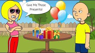 Karen Tries To Steal Caillou's Birthday Presents/Arrested